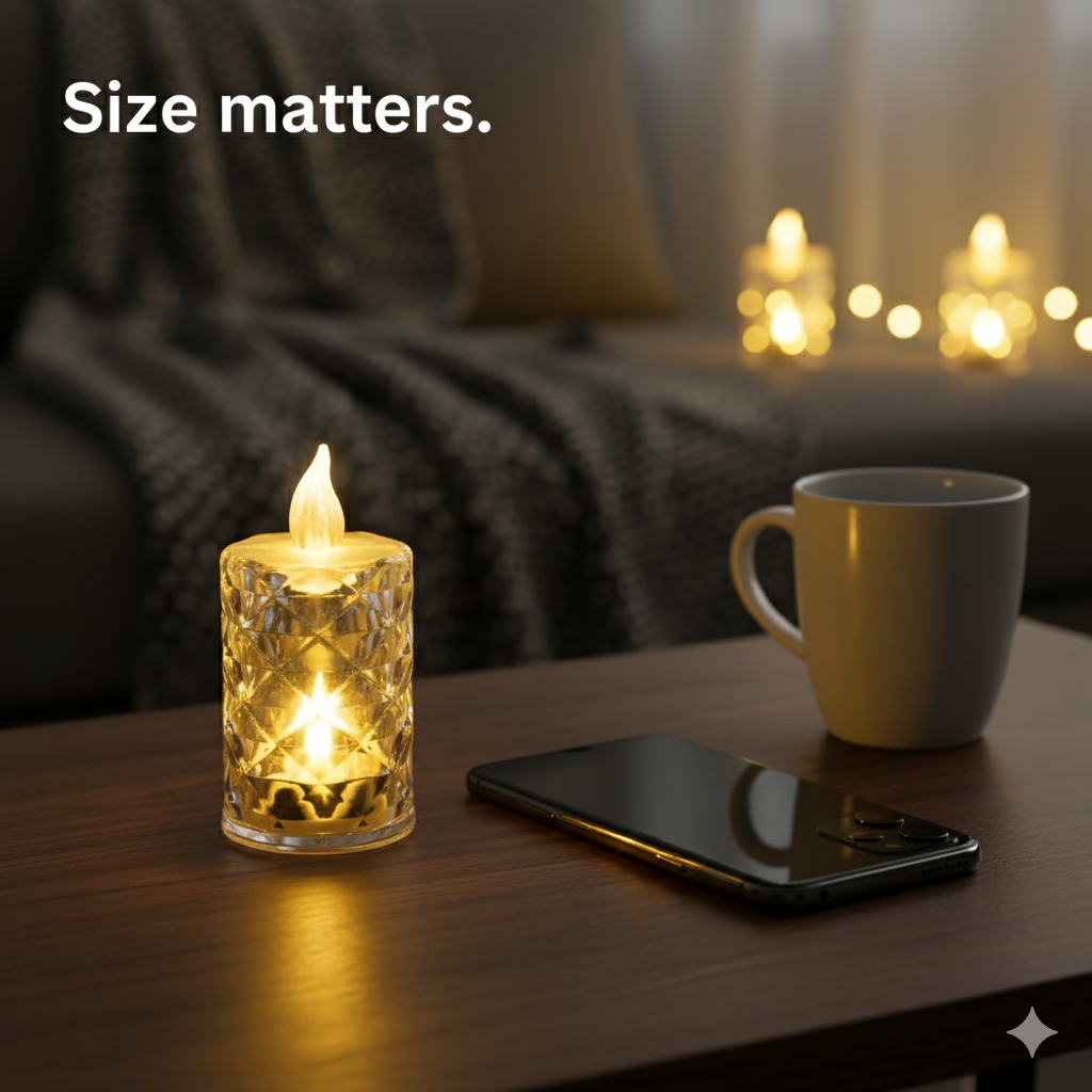 Candle Lamps for Temple (Pack of 2)