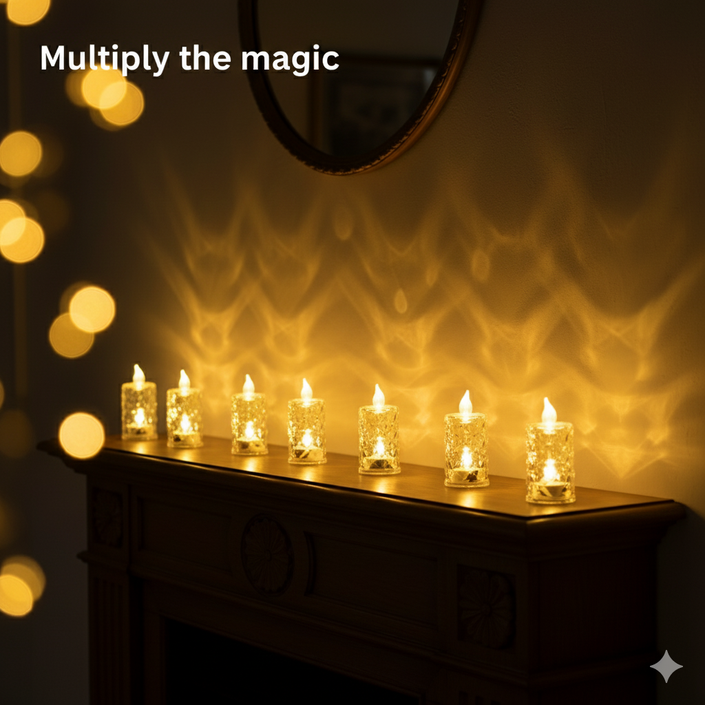 Candle Lamps for Temple (Pack of 2)