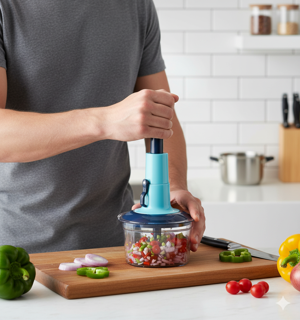 Manual Slicer for Kitchen Use with Stainless Steel Blade