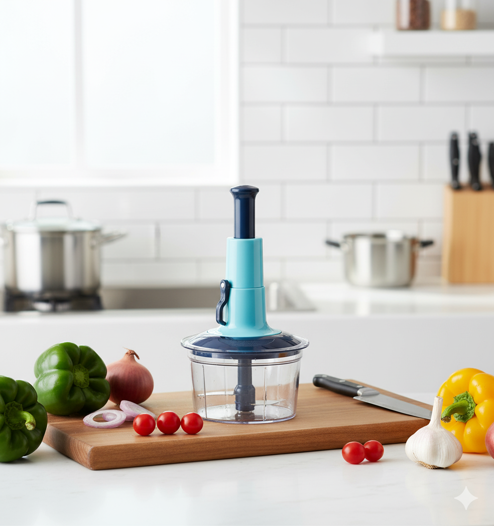 Manual Slicer for Kitchen Use with Stainless Steel Blade